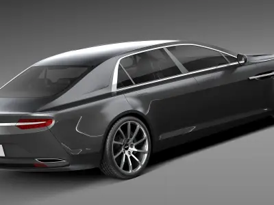 Aston Martin Lagonda 2016 3D model