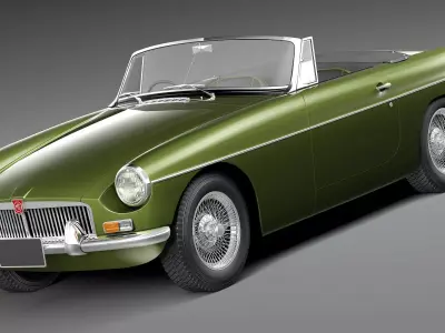 MG MGB 1962-1980 3D model
