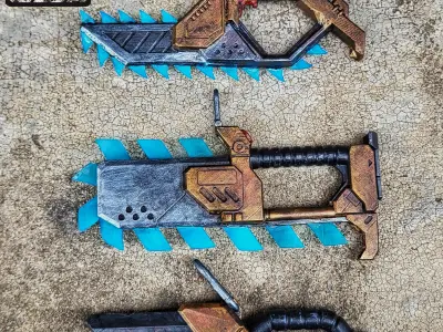 Dead Space - 1 6 Scale Weapon Bundle 3D print model