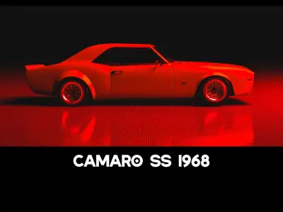Chevrolet Camaro SS 1968 3D model