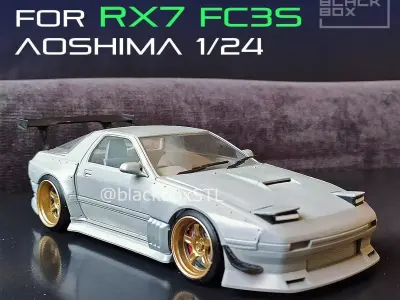 BODYKIT For RX7 FC3 Aoshima 1-24th modelkit 3D print model