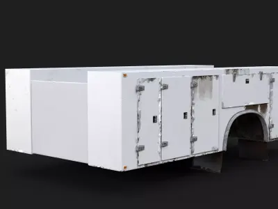 Old Service Truck body 3D model