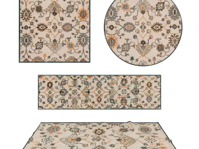 Rugs No 896 Low-poly 3D model