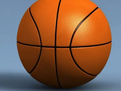 Basketball ball 3D model 19