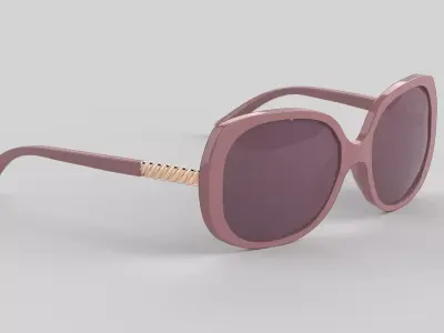 Ninewest Eyewear Glasses Low-poly 3D model