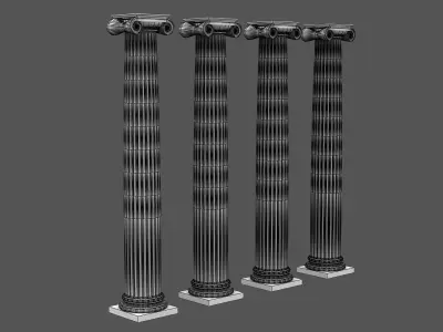Corinthian Column 3d model 07 3D model