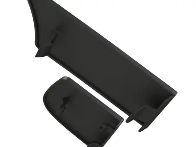 Toyota Starlet Glanza EP91 Front bumper cover clips 3D print model