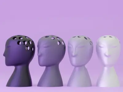 3d printable flower vases pack 3D Model Collection