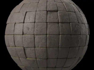 Stone Wall Materials 58- By Sbsar Pbr 4k Seamless Texture