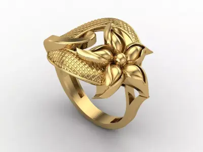 Women Plain Ring STL Models Womens Ring 3dmodels 3D print model 3D print model 4
