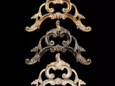 Classic carved 006 3D model