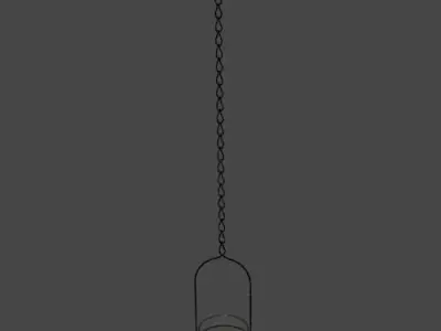 Plain Lantern Free 3D model