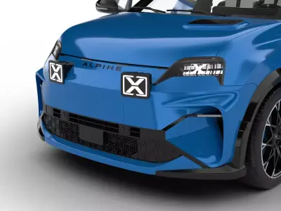 Alpine A290 GTS 2025 HQ 3d model 3D model