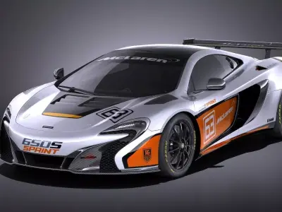 McLaren 650S Sprint 2017 VRAY 3D model