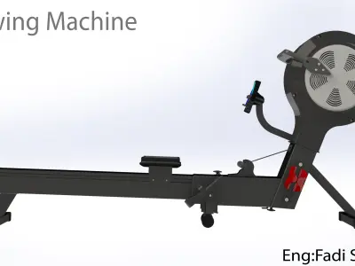 Rowing sport Machine 3D model