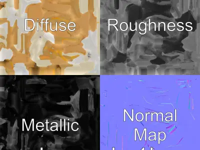 Minimalist Candelabra Modern Design model pack Low-poly 3D model