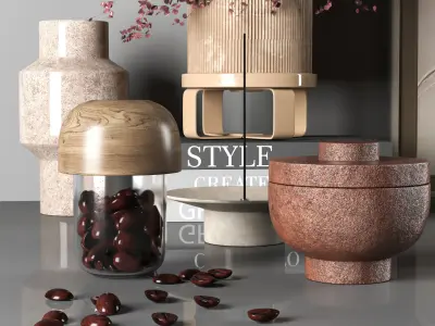 Decorative set 026 3D model