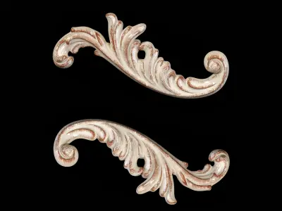 Classic carved 113 3D model