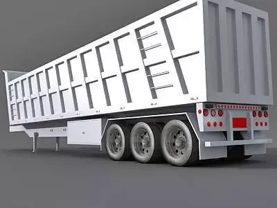 Dump Trailer 05 3D model