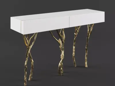 Ginger Jagger Fig Tree Console 3D model
