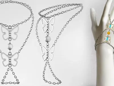 Hand jewelry 3D model