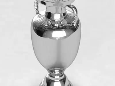 Silver Cup 3D model
