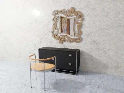 Fancy Wall Mirror Collection Free 3D model