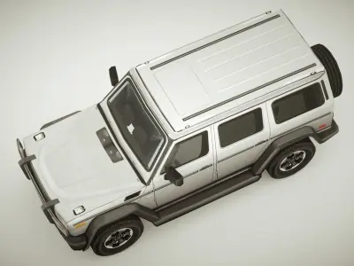 Generic SUV v5 Low-poly 3D model