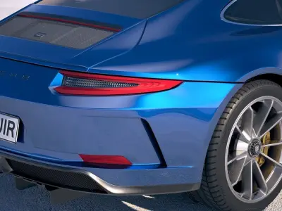 Porsche 911 GT3 Touring 2018 3D model