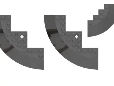 TwindBricks3D - 21349 Tuxedo Cat - High version   3D print model