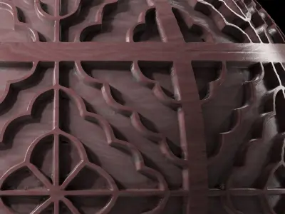 Wood Materials 15- leather Panels Pbr 4k Seamless Low-poly 3D model