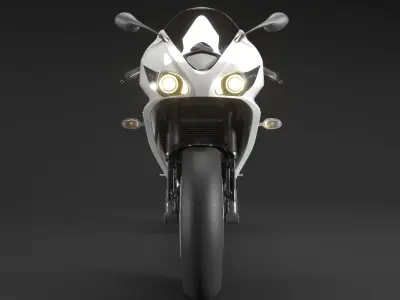Sports bike 3D model