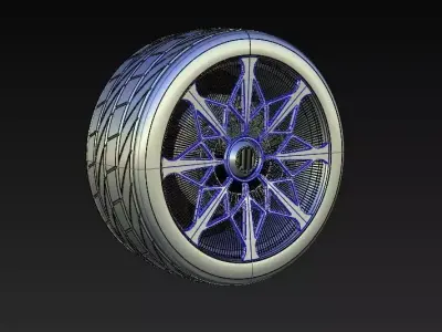 Wheel Tyre 3D model