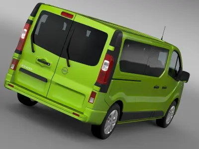 Opel Vivaro Window Van 2017 L2H1 3D model