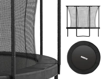 Trampoline Round 3D model