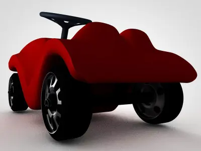 bobby car 3D model