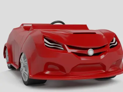 ride on toy car design  3D model