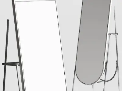 CB2 Exclusive Rolf Floor Mirror 3D model