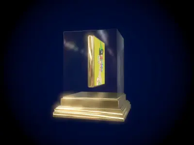 Mutant Ape 30 Gold Club Low-poly 3D model