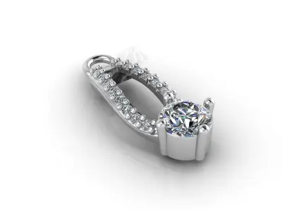 Mini Set Ring Pendant Earrings STL 3DM Womens Jewelry 3D print model