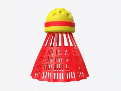 Speedminton Shuttlecock 3D model