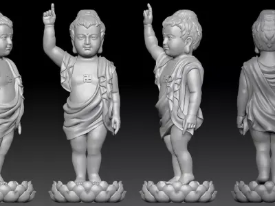 Buddha s birth  3D print model