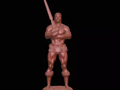 Conan the Barbarian 1982 Movie figurine 3D print model