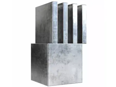 Abstract sculpture AS-010 3D model