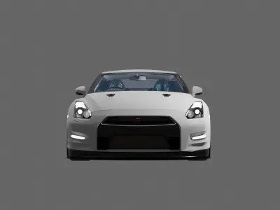 Nissan GT-R 2015 3D model