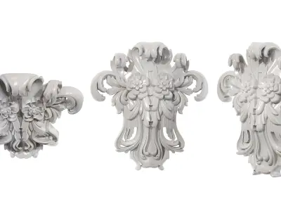 Classic carved 139 3D model