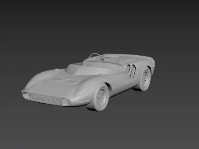 Mecom Hussein MK I 1964 Can Am  3D print model