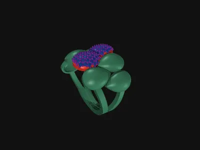 DIAMOND RING  3D print model