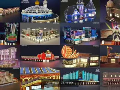 Las Vegas 3D Model Collection