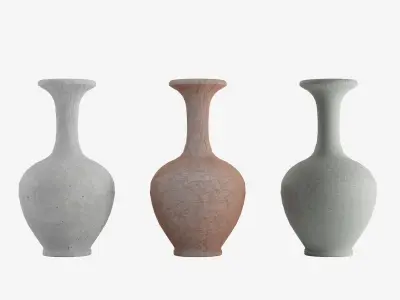 Decorative Vase Low-poly 3D model